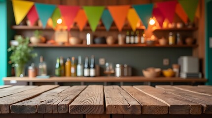 interior of the kitchen