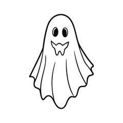 halloween ghost vector illustration