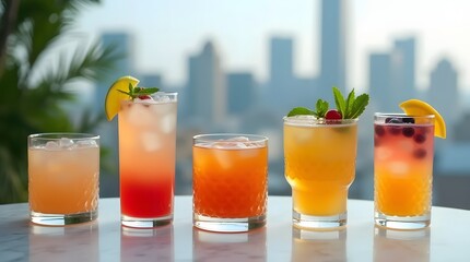 Dive into a spectrum of taste with our best-selling cocktails! Vibrant hues, bold flavors, and a perfect blend await you at the bar