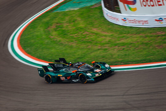 Aston Martin Valkyrie AMR-LMH go fast at the raceway