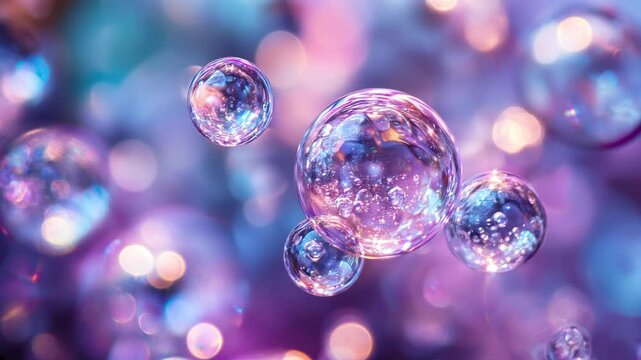 Pink bubble globe: a monthly event celebration generative ai. Ebullience. Illustration