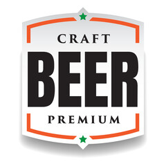 Beer Label sticker brewery