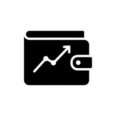 Digital Wallet with Upward Trend Icon Representation