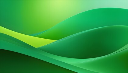 abstract green wave background with different thickness and brightness composition