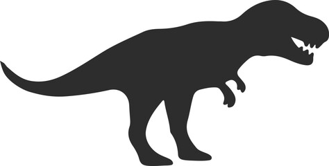 Silhouette of Tyrannosaurus rex dinosaur © sefatahmed
