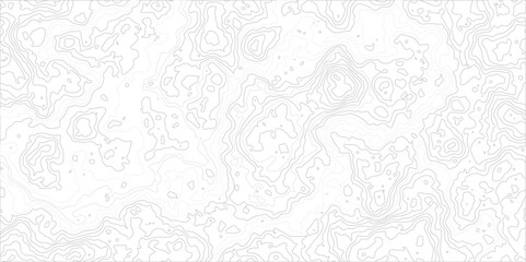 Obraz premium Topographic map patterns, topography line map. Vector outline topography area doodle wire counter map background. Black and white topography contour lines map isolated on white background. 