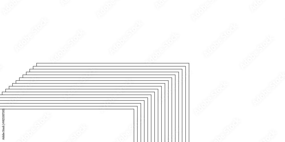 Fototapete abstract grey strips geometric lines on white background with luxury shapes architecture plan. vecto