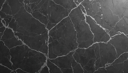 Black marble surface with white veining, elegant and textured.