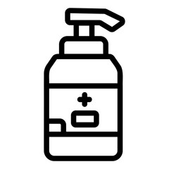 lotion Line Icon