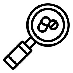 research Line Icon