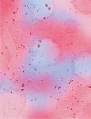Pink and Purple Watercolor Background