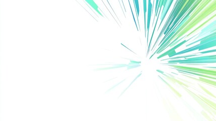 Abstract vibrant burst of radiating lines