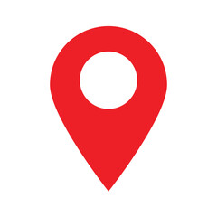 red map pointer icon