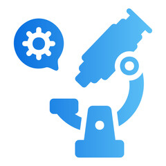 microscope Gradient icon
