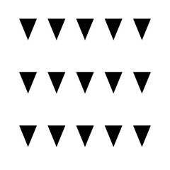 bunting glyph icon