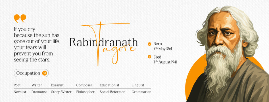 Rabindranath Tagore Jayanti Web Banner 