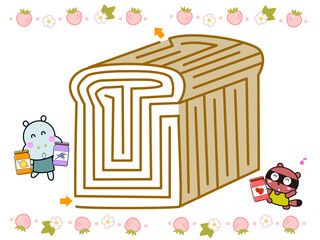 食パンの迷路