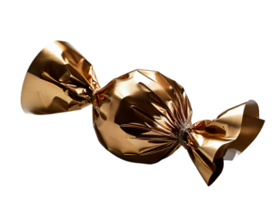  Wrapped Candy on a White Background