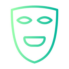 mask gradient icon