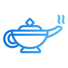 magic lamp Gradient icon
