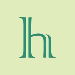 Letter h logo vector template Creative h Letter initial logo design
