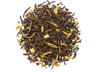 Loose Leaf Tea Blend isolated on transparent background


