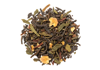 Loose Leaf Tea Blend isolated on transparent background


