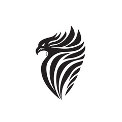 Obraz premium Rustic Rooster Silhouette Illustration for Print and Digital