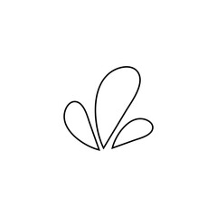 Splash Mark Line Accent