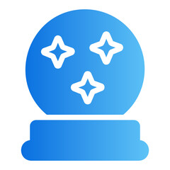 crystal ball Gradient icon