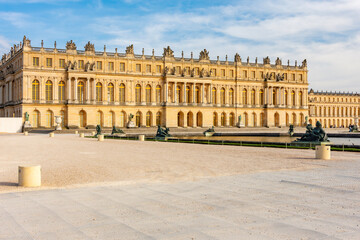Obraz premium Versailles palace facade outside Paris, France