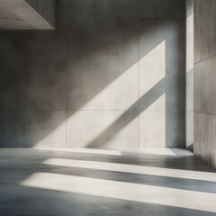 Obraz premium Empty modern concrete space