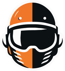 American football helmet design featuring protection, safety, and military-inspired elements in a vector illustration