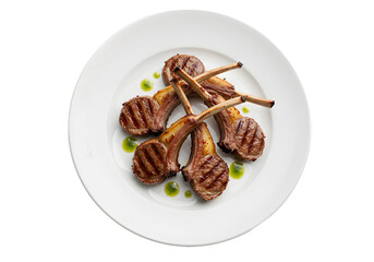 Delicious Grilled Lamb Chops Recipe: Perfect for Dinner transparent background