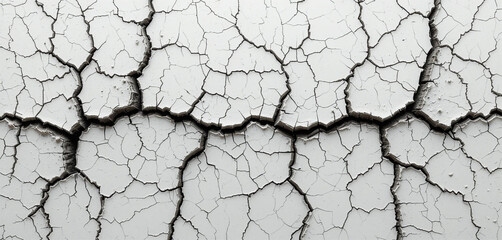 Cracked Earth Texture  Dry  Parched Land Surface Background