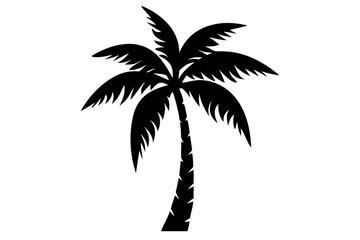 Obraz premium Palm Tree Illustration for Tropical Decor, Beach Art, Nature-Inspired Sketch
