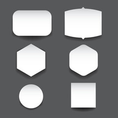 Empty label set different shapes