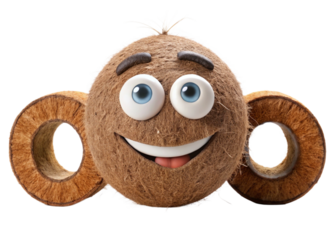 Coco isolated on white background