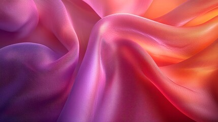 Obraz premium Abstract silk fabric pink and purple
