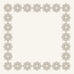 Minimalist hand drawn vector frame. Art for greeting cards, wedding invitations, poster design, postcards, branding, logo design, background.