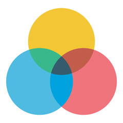 Intersecting Circles Graphic,graphic design flat_Rgb