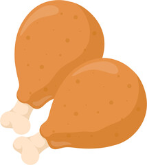 illustration fried chicken