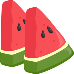 illustration watermelon