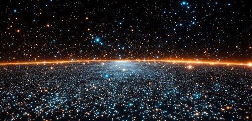 fireworks in the night sky