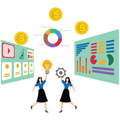 Business people working together on business startup