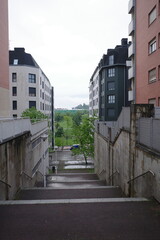 Residential neighborhood in Bilbao