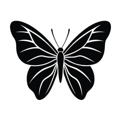 Butterfly Silhouette Vector Illustration