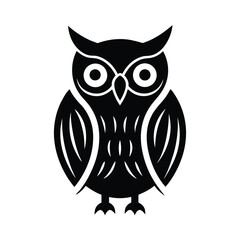 Owl Silhouette Vector Illustration