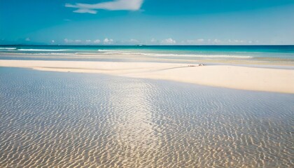 美しい海の風景、、水平線と青空