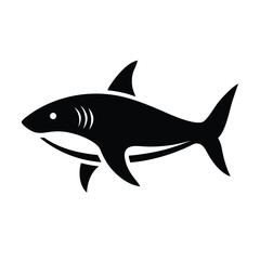 Shark Silhouette Vector Illustration